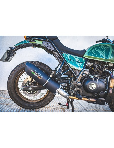 ESCAPE GPR Royal Enfield Himalayan 410 2017/2020 e4 D.42.5 Furore Evo4 Nero Sistema homologado con catalizador incluido