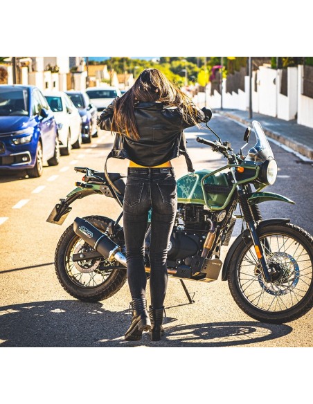 ESCAPE GPR Royal Enfield Himalayan 410 2017/2020 e4 D.42.5 Furore Nero Sistema racing