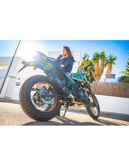 ESCAPE GPR Royal Enfield Himalayan 410 2021/2024 e5 Furore Nero Sistema racing