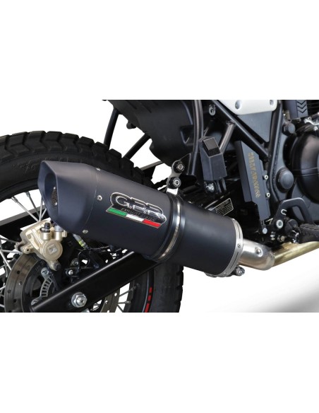 ESCAPE GPR Royal Enfield Scram 411 2022/2024 e5 Furore Evo4 Nero Sistema homologado con catalizador incluido