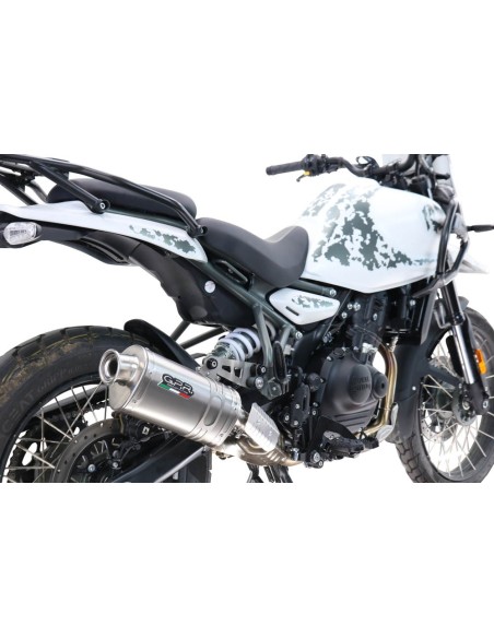 ESCAPE GPR Royal Enfield Himalayan 450 2024/2025 e5 Plus Dune Triovale Titanio Sistema Homologado