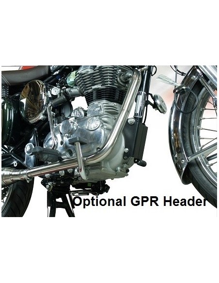 ESCAPE GPR Royal Enfield Classic / Bullet Efi 500 2009/16 Decatalizzatore Sistema racing