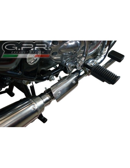 ESCAPE GPR Royal Enfield Classic / Bullet Efi 500 2017/2020 e4 Satinox Sistema homologado con catalizador incluido