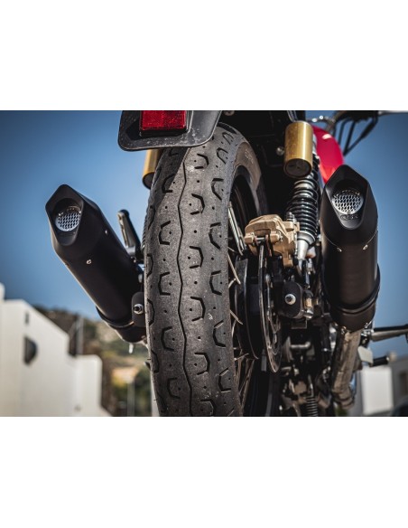 ESCAPE GPR Royal Enfield Continental 650 2019/2020 e4 Furore Evo4 Nero Sistema homologado con catalizador incluido