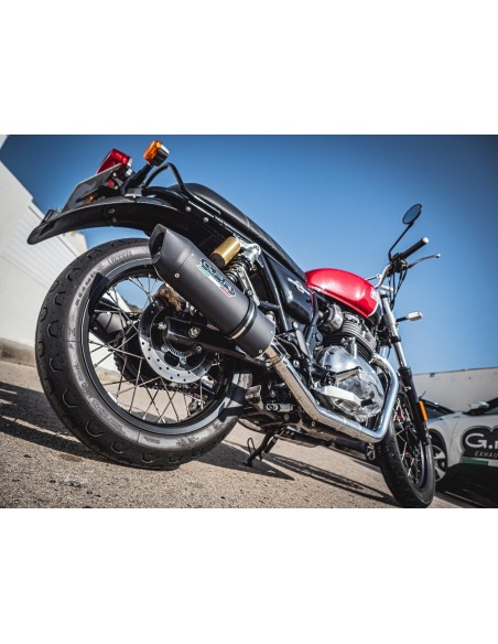 ESCAPE GPR Royal Enfield Continental 650 2021/2024 e5 Furore Evo4 Nero Sistema homologado con catalizador incluido