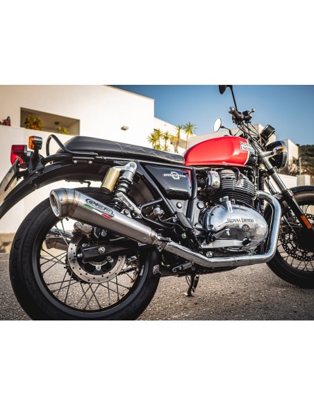 ESCAPE GPR Royal Enfield Interceptor 650 2019/2020 e4 Powercone Evo Sistema homologado con catalizador incluido