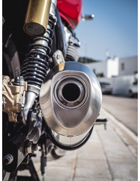 ESCAPE GPR Royal Enfield Interceptor 650 2021/2025 e5 Satinox Sistema homologado con catalizador incluido