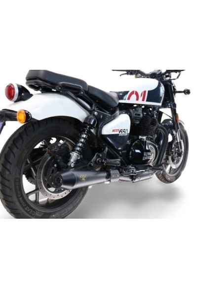 ESCAPE GPR Royal Enfield Shotgun 650 2024/2025 e5 Ultracone Black Sistema homologado con catalizador incluido