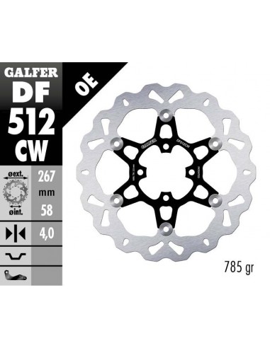 DISCO FLOTANTE NUCLEO ALUMINIO