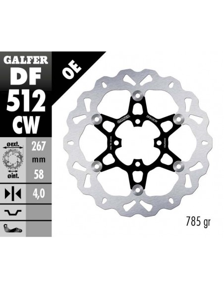 DISCO FLOTANTE NUCLEO ALUMINIO