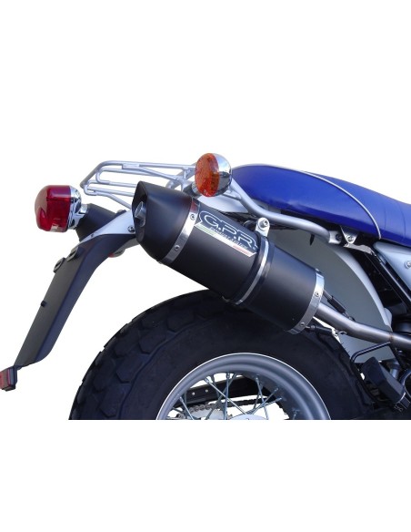 ESCAPE GPR Suzuki Rv 125 Van Van 2003/17 e3 Furore Nero Sistema Homologado