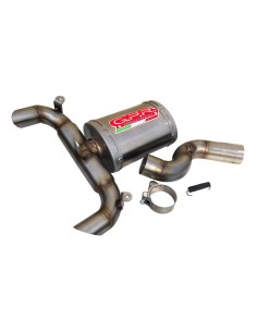 ESCAPE GPR Suzuki Gsr 400 2006/2011 Ghost line Alluminio Ghost Sistema Homologado