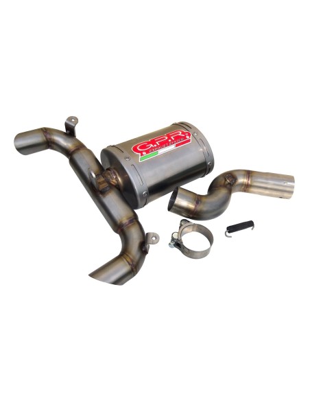 ESCAPE GPR Suzuki Gsr 600 2006/2011 Ghost line Alluminio Ghost Sistema Homologado