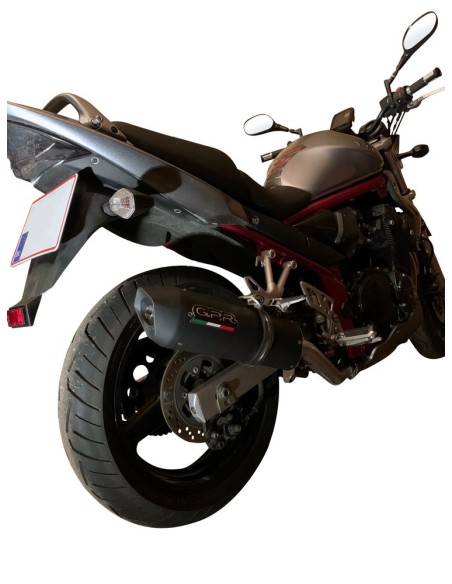 ESCAPE GPR Suzuki Gsx 600 F 1998/05 Furore Nero Sistema Homologado