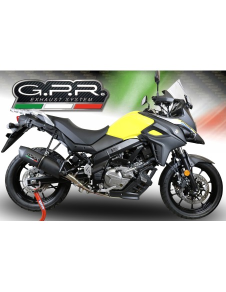 ESCAPE GPR Suzuki V-Strom Dl 650 2017/2020 e4 Furore Evo4 Nero Sistema homologado con catalizador incluido