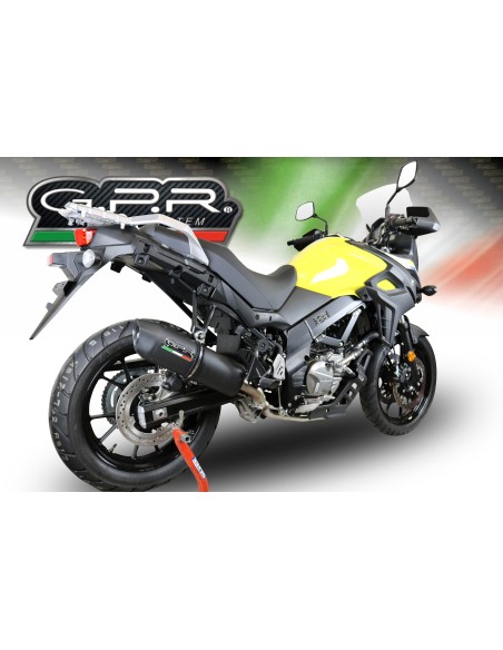 ESCAPE GPR Suzuki V-Strom Dl 650 2017/2020 e4 Furore Evo4 Nero Sistema homologado con catalizador incluido