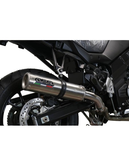 ESCAPE GPR Suzuki V-Strom Dl 650 2017/2020 e4 M3 Inox Sistema homologado con catalizador incluido