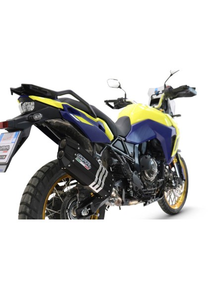 ESCAPE GPR Suzuki V-STROM DL 800 DE - SE 2023-2025 e5 Hyper Sonic Black Titanium Sistema Homologado