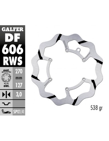 DISCO FIJO RANURADO SOBREMEDID