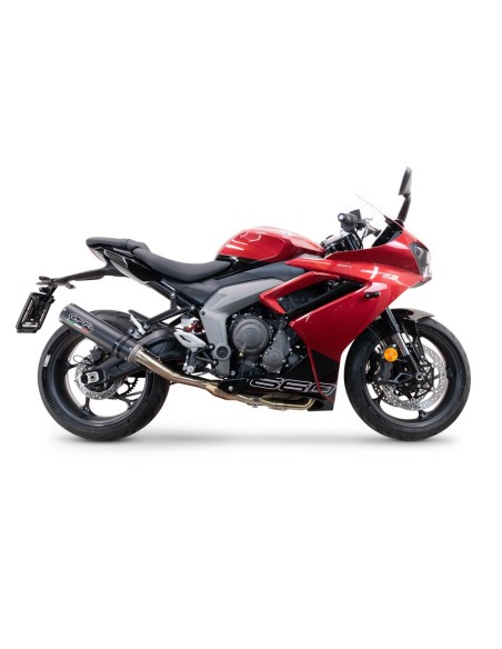 ESCAPE GPR Triumph Daytona 660 2023/2025 M3 Black Titanium Sistema homologado con catalizador incluido