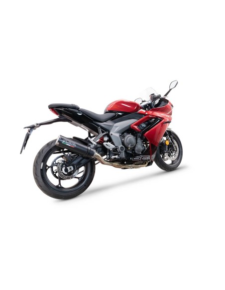 ESCAPE GPR Triumph Daytona 660 2023/2025 M3 Black Titanium Sistema homologado con catalizador incluido