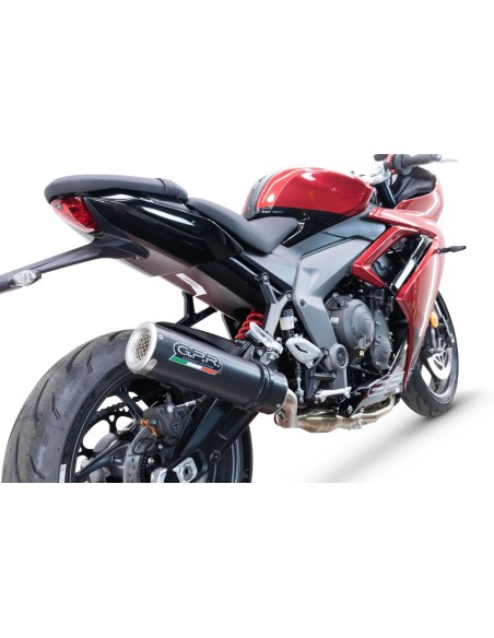 ESCAPE GPR Triumph Daytona 660 2023/2025 M3 Black Titanium Sistema homologado con catalizador incluido