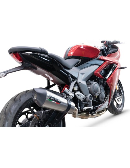 ESCAPE GPR Triumph Daytona 660 2023/2025 Grand Prix Evo Titanium Sistema homologado con catalizador incluido