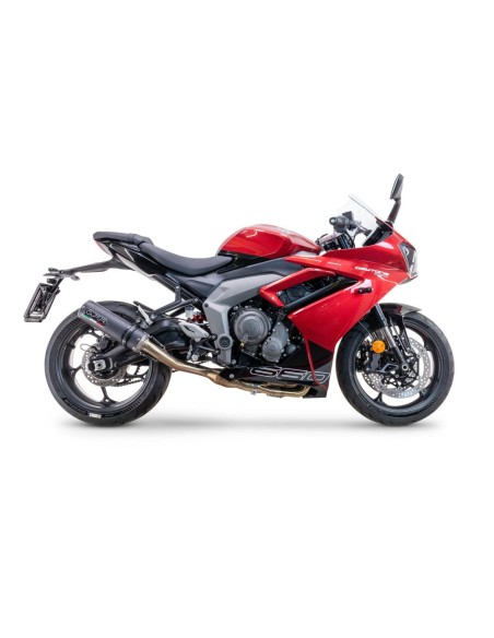 ESCAPE GPR Triumph Daytona 660 2023/2025 M3 Black Titanium Sistema racing con Dbkiller no homologado