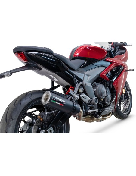 ESCAPE GPR Triumph Daytona 660 2023/2025 M3 Black Titanium Sistema racing con Dbkiller no homologado