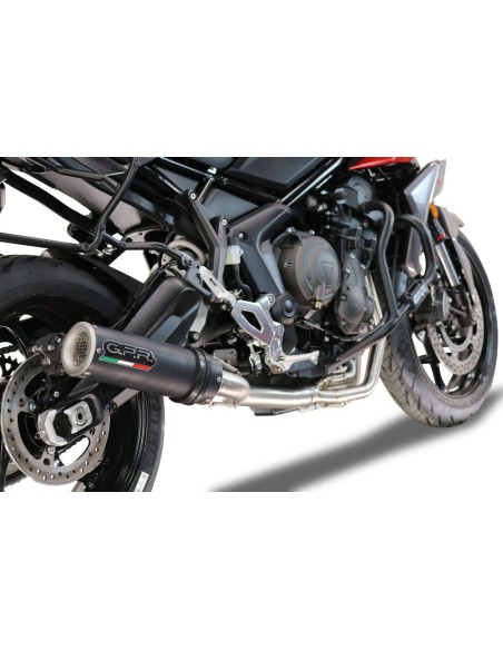ESCAPE GPR Triumph Tiger Sport 660 2022/2024 e5 M3 Black Titanium Sistema racing con Dbkiller no homologado