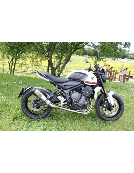 ESCAPE GPR Triumph Trident 660 2021/2024 e5 M3 Inox Sistema homologado con catalizador incluido