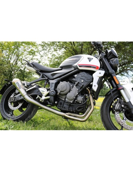 ESCAPE GPR Triumph Trident 660 2021/2024 e5 Powercone Evo Sistema racing con Dbkiller no homologado