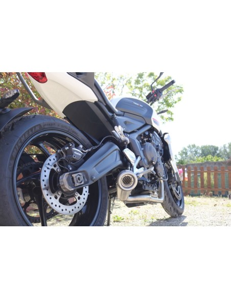 ESCAPE GPR Triumph Trident 660 2021/2024 e5 Powercone Evo Sistema homologado con catalizador incluido