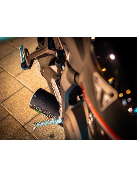 ESCAPE GPR Triumph Trident 660 2021/2024 e5 M3 Black Titanium Sistema racing con Dbkiller no homologado
