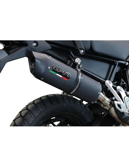 ESCAPE GPR Triumph Tiger 850 Sport 2020/2024 e5 Furore Evo4 Nero Sistema Homologado