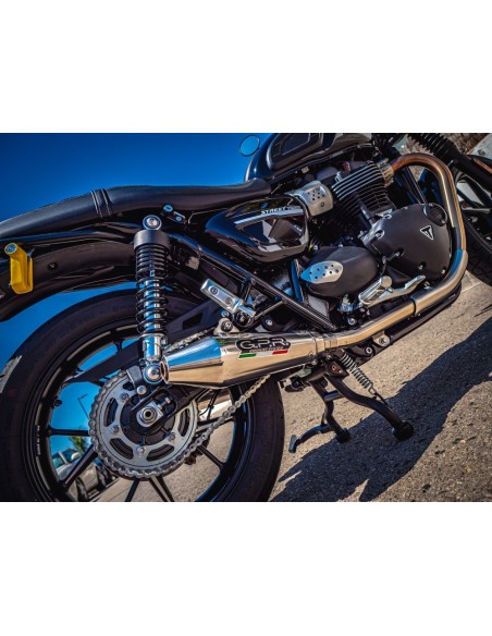 ESCAPE GPR Triumph Street Twin 900 2015/2019 e3 Vintacone Sistema Homologado