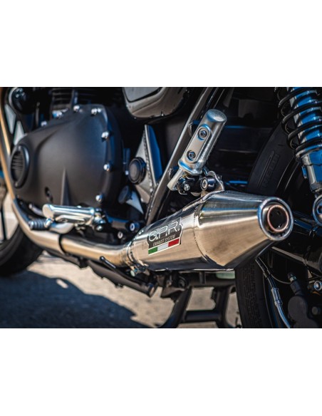 ESCAPE GPR Triumph Street Twin 900 2020/2021 e4 Vintacone Sistema Homologado