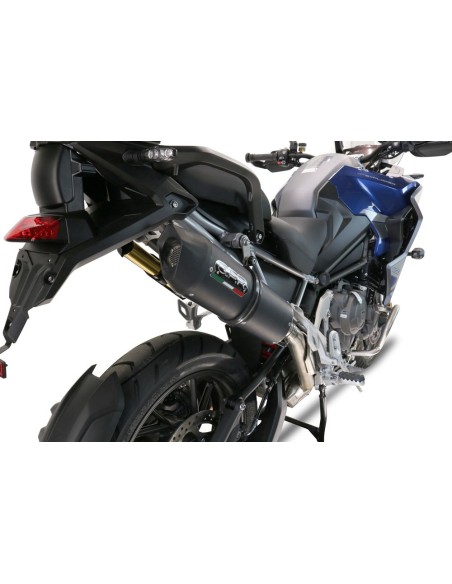ESCAPE GPR Triumph Tiger 1200 Gt - Rally 2022/2024 e5 Furore Evo4 Nero Sistema Homologado