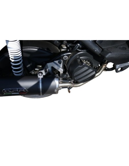 ESCAPE GPR Yamaha BW'S 125 2010/2013 Furore Nero Sistema racing con Dbkiller no homologado