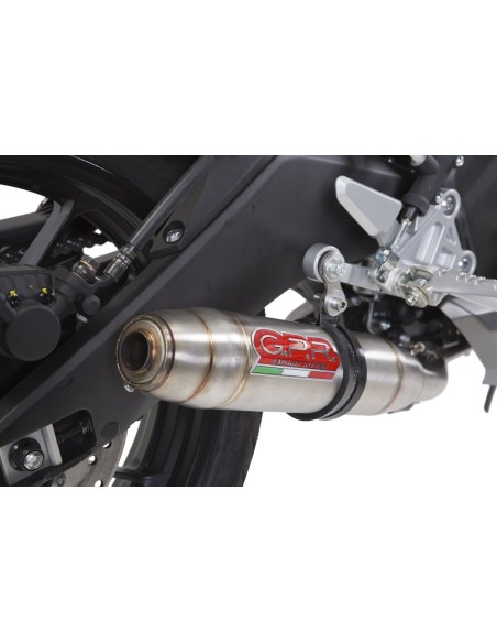 ESCAPE GPR Yamaha Mt 125 2014/2016 Deeptone Inox Sistema homologado con catalizador incluido