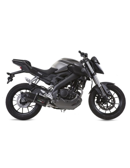 ESCAPE GPR Yamaha Mt 125 2017/2019 e4 Furore Evo4 Nero Sistema homologado con catalizador incluido