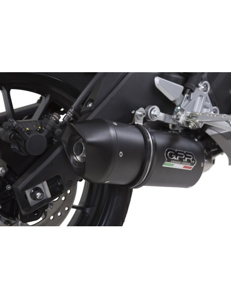 ESCAPE GPR Yamaha Mt 125 2017/2019 e4 Furore Evo4 Nero Sistema homologado con catalizador incluido