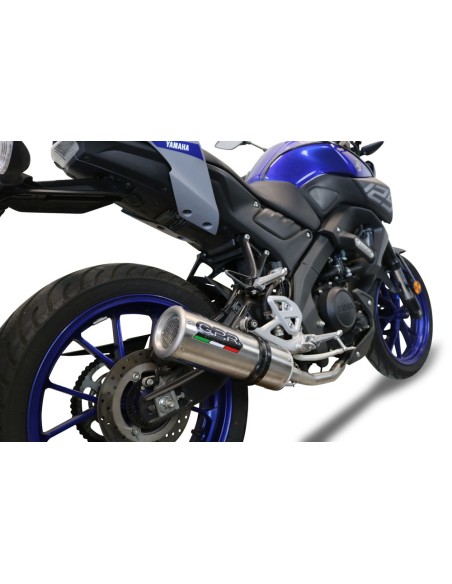 ESCAPE GPR Yamaha Mt 125 2021/2025 e5 M3 Inox Sistema homologado con catalizador incluido