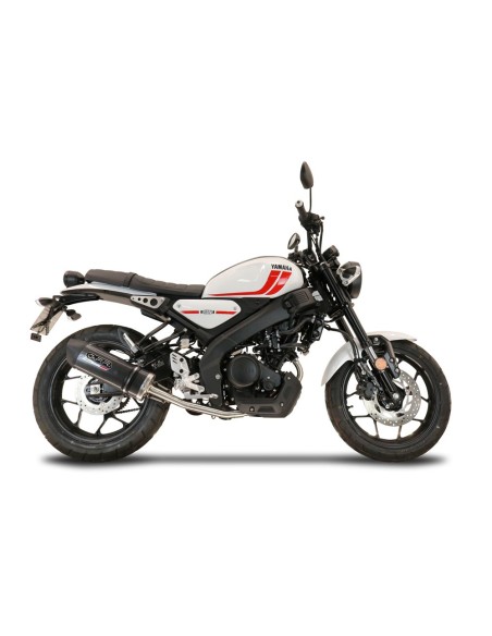 ESCAPE GPR Yamaha XSR 125 2021/2025 e5 Furore Evo4 Poppy Sistema homologado con catalizador incluido