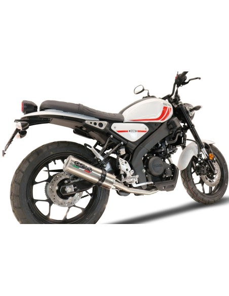 ESCAPE GPR Yamaha XSR 125 2021/2025 e5 M3 Inox Sistema homologado con catalizador incluido