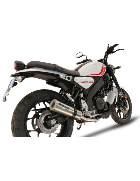 ESCAPE GPR Yamaha XSR 125 2021/2025 e5 M3 Inox Sistema homologado con catalizador incluido
