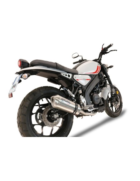 ESCAPE GPR Yamaha XSR 125 2021/2025 e5 Satinox Sistema homologado con catalizador incluido