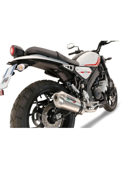 ESCAPE GPR Yamaha XSR 125 2021/2025 e5 Satinox Sistema homologado con catalizador incluido