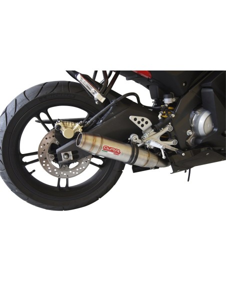 ESCAPE GPR Yamaha Yzf-R 125 2008/2013 Deeptone Inox Sistema Homologado
