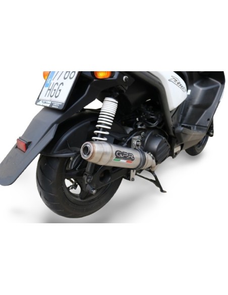 ESCAPE GPR Yamaha Zuma 125 2009/2015 Deeptone Inox Sistema racing con Dbkiller no homologado